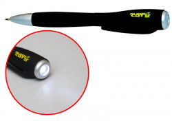 pero so zabudovanou lampou