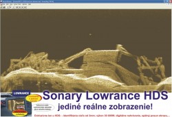 Zatopen� budovy na Oravskej priehrade vykreslen� priestorovou sondou
