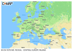 Sonarové mapy Lowrance C-Map - Európa Sever