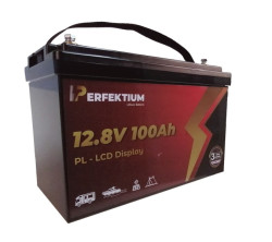 Lithiové batérie LiFePO4 s displejom 12.8V 100Ah