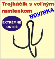 SPORTS Open Shank Treble Hooks trojháèiky