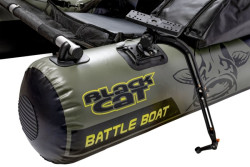 SET Black Cat Battle bellyboat + motor BC 2400