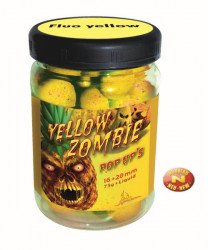 Boilies Yellow Zombie Neon Pop Up- pr. 16/20mm- 75g+Dip