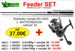 Feeder prt 3-3m/80g + feeder baitrunerov navijak