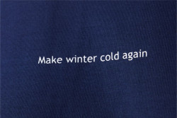  Tri�ko Geoff Anderson Organic Tee winter navi modr�