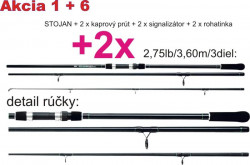 AKCIA-kapr�rske pr�ty+ tripod+ signaliz�tory+ rohatinka