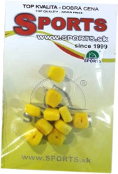 Umel plvajca kukurica 10ks - s otvorom na zarku