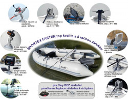rybrske lny SPORTEX ponkaj mnostvo doplnkov pre vae pohodlie a bezpenos