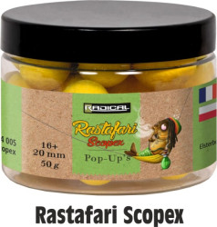 Pop-up plvajce boilies Radical 16+20mm/ 50g