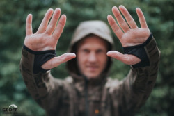 Fleece bunda Hoody 3 Geoff Anderson - prevedenie leaf