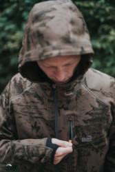 Fleece bunda Hoody 3 Geoff Anderson - prevedenie leaf