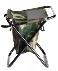 Rybrska stolika s operadlom - camou farba - 1-8kg