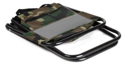 Rybrska stolika s operadlom - camou farba - 1-8kg