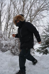 Geoff Anderson bunda- USQUE Down Parka- black