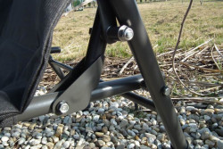 Ryb�rske kreslo s podr��kami a nastavite�n�mi nohami