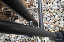 Ryb�rske kreslo s podr��kami a nastavite�n�mi nohami