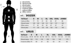 Komplet Geoff Anderson Dozer + Urus 6 - čierny