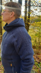 Mikina s kapucou Geoff Anderson Teddy - modr