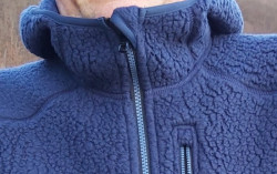 Mikina s kapucou Geoff Anderson Teddy - modr