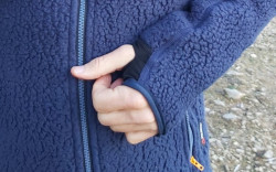 Mikina s kapucou Geoff Anderson Teddy - modr