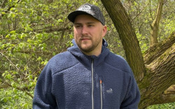 Mikina s kapucou Geoff Anderson Teddy - modr