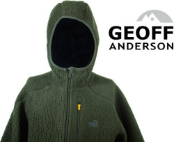 Mikina s kapucou Geoff Anderson Teddy - zelen