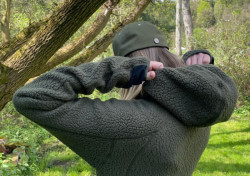 Mikina s kapucou Geoff Anderson Teddy - zelen