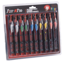 10ks vyvench plavkov FISH XPRO- rzne grame