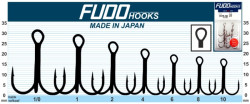 Rybrske trojhiky Fudo Hooks Treble - 6ks