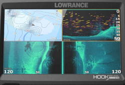 Lowrance Hook Reveal 9 Tripleshot ROW sonar na ryby