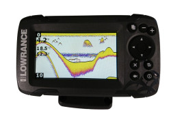 Klasick vykreslenie sonaru so irokm pokrytm a do 120 so sondou Bullet Skimmer pokrva viu plochu ako in sonary ny ryby